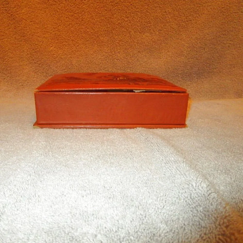 Vtg Cuervo Tooled Leather Covered Wood Box 3D Horse Equestrian Argentina Cigar